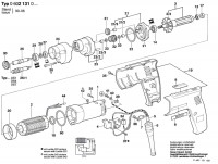 Bosch 0 602 131 004 GR.57 High Frequency Drill Spare Parts